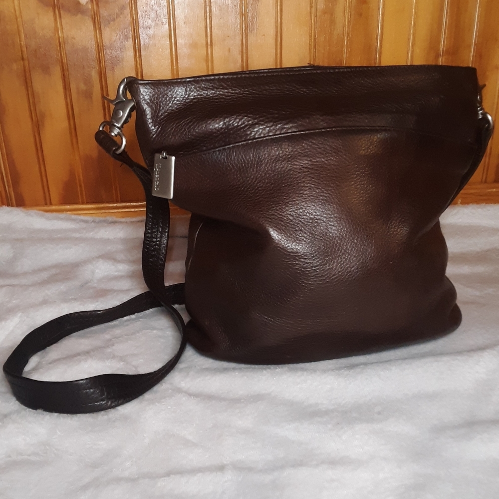Tignanello Dark Brown Leather Purse